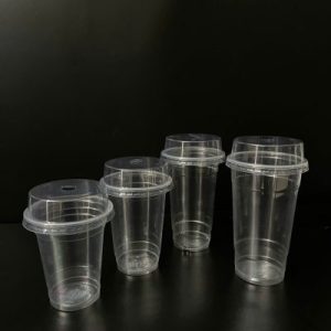 Ly Nhựa Nắp Cầu Bằng Đáy Bằng 360ml/500ml/600ml/700ml nhựa PP