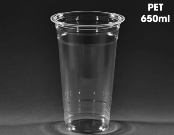 Ly Nhựa PET 650ml Đựng Cafe, Trà Sữa